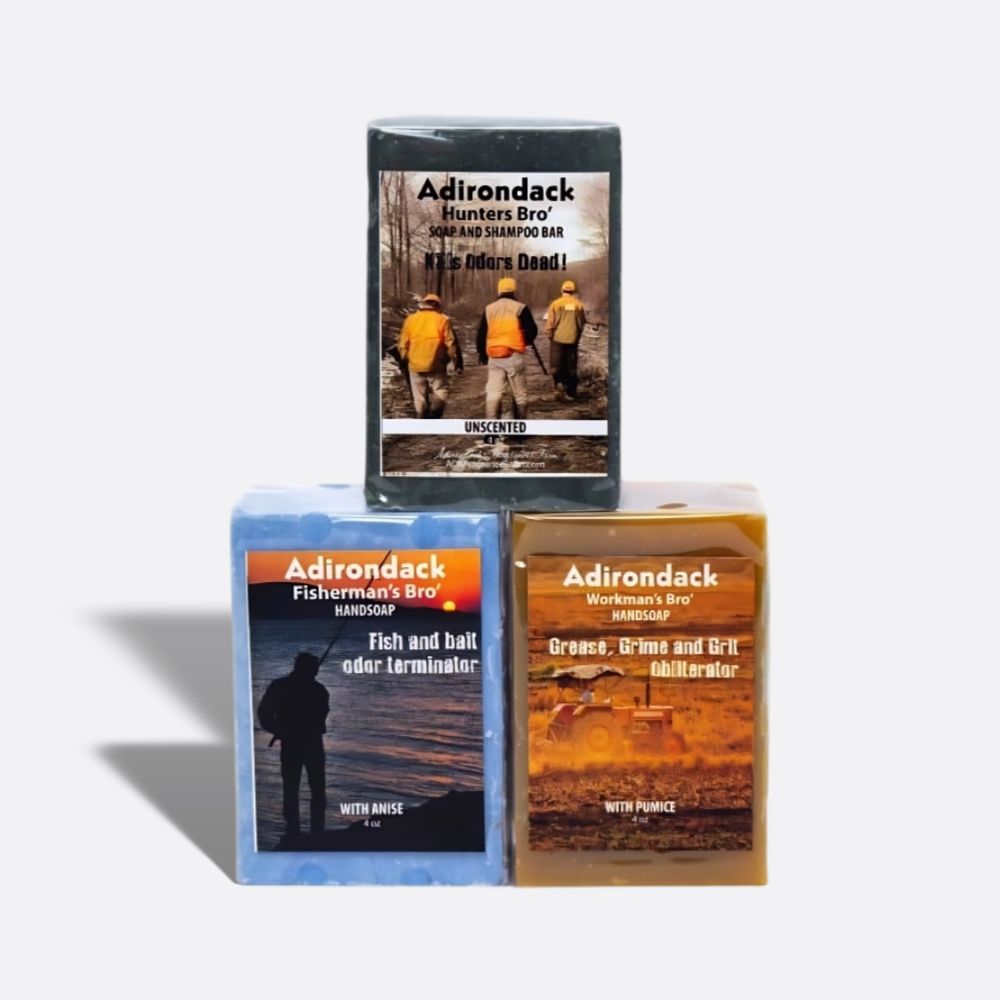 Father's Day Outdoorsman Soap Gift Set 4oz x 3