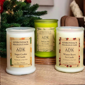 Holiday Candle Gift Box Set Of 3 X 10 Oz