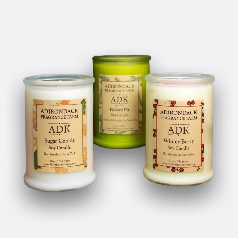 Holiday Candle Gift Box Set Of 3 X 10 Oz