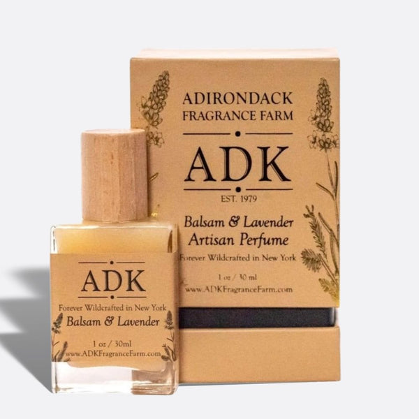 Gold ADK designed Balsam Lavender Perfume Spray Bottle with Box