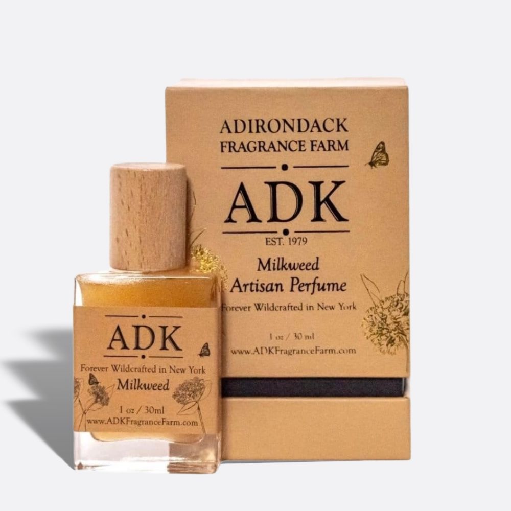 Gold ADK designed Milkweed Perfume Spray Bottle with Box