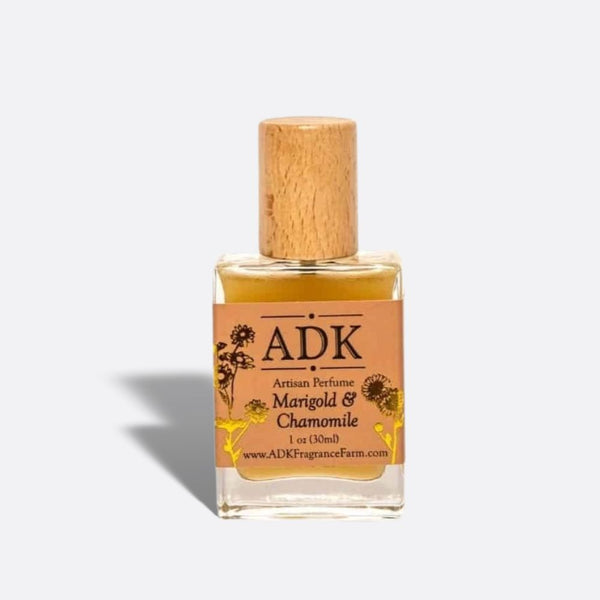 Gold ADK designed Marigold Chamomile Perfume Spray Bottle