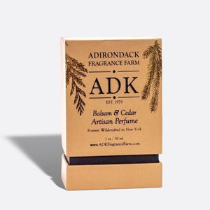 Gold ADK designed Balsam Cedar Perfume Spray Box