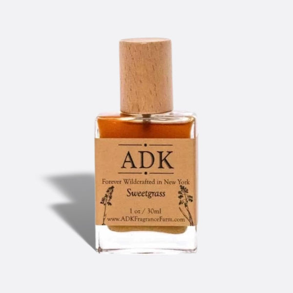 Gold ADK designed Sweetgrass Perfume Spray Bottle