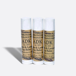 Trio of Balsam Lavender Lip Balm with ADK Label