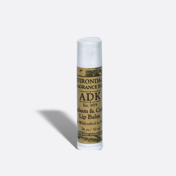 Balsam Cedar Lip Balm with ADK Label