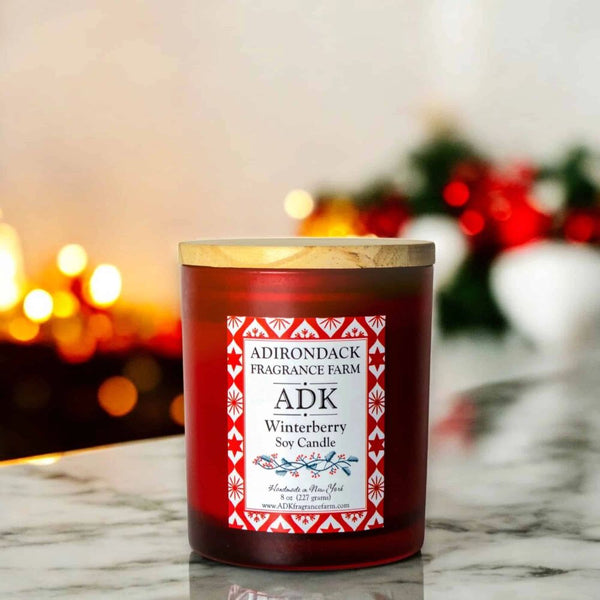 Festive Winterberry Candle